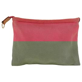 Louis Vuitton-LOUIS VUITTON Antigua Pochette Plat PM Pouch Pink Rose M40068 LV Auth 45780-Pink