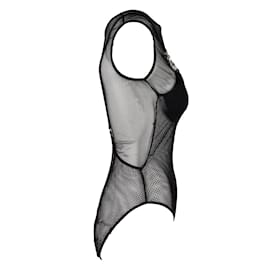 Autre Marque-Collection Privée Mesh Bodysuit-Black