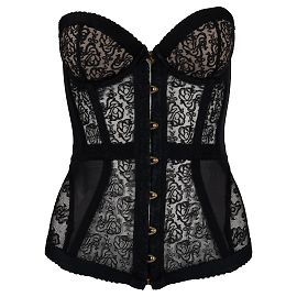 Agent Provocateur Mercy Corset Black