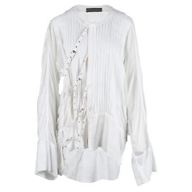 Autre Marque Camicia Diliborio con fibbie Bianco
