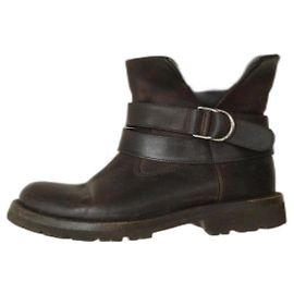 Brunello Cucinelli botas de tornozelo Marrom