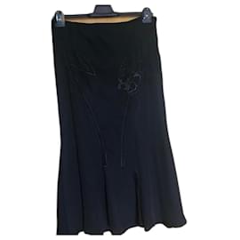 Versace Jeans Couture-Vintage skirt by Versace-Black