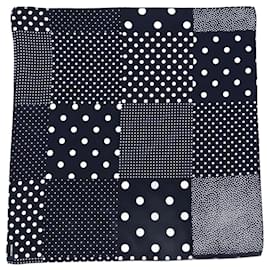 Jil Sander Sciarpe di seta Nero Bianco