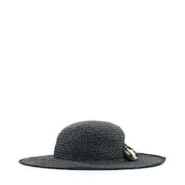 Chanel-Sombreros CHANEL T.cm 58 paño-Negro