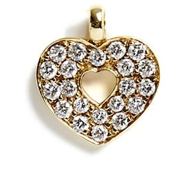 Poiray-Corazón Secreto Oro Diamantes PM-Dorado