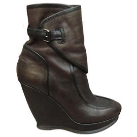 botines Balenciaga 36,5 Marrón oscuro