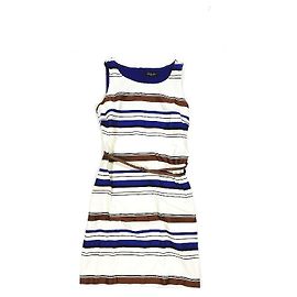 Loro Piana Vestidos Marrom Branco Azul