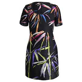Emilio Pucci-Emilio Pucci Bamboo Print Dress in Black Polyester-Black