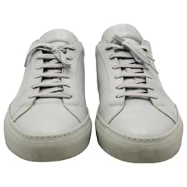 Autre Marque-Common Projects Achilles Low Sneakers aus grauem Leder-Grau