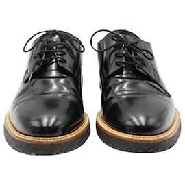 Autre Marque-Common Projects Schnür-Derby-Schuhe aus schwarzem Leder-Schwarz