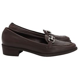 Salvatore Ferragamo Mocassini Gancini Bit in pelle Marrone Marrone
