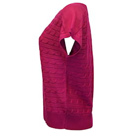 Autre Marque-Top Lauren Ralph Lauren lavorato a maglia in cotone rosa-Rosa
