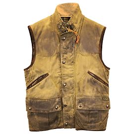 Chaleco encerado de algodón verde de Polo Ralph Lauren Verde