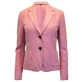 Blazer à simple boutonnage Escada en cachemire rose Rose