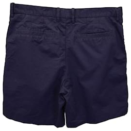 Apc-NO.P.C. Shorts Terry em Algodão Azul Marinho-Azul,Azul marinho
