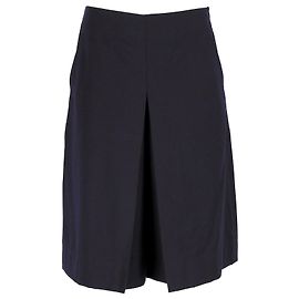 Apc a.P.C. Wide Leg Culottes in Navy Wool Black