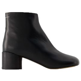 Maison Martin Margiela 6 Anatómico 50 Botines - MM6 Maison Margiela - Cuero - Negro Negro