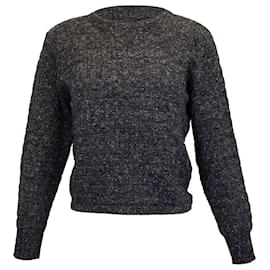 Giorgio Armani-Giorgio Armani Knit Sweater in Dark Grey Wool Blend-Grey