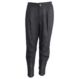 Pantalon Tom Ford avec fermeture éclair en viscose noire Noir