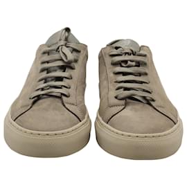 Autre Marque-Common Projects Achilles Low Sneakers aus warmem grauem Leder-Grau