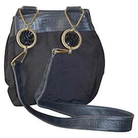 Gianni Versace-gianni versace bucket bag-Dark blue