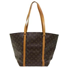Louis Vuitton-LOUIS VUITTON Monogram Sac Shopping Tote Bag M51108 LV Auth 45524-Monogram