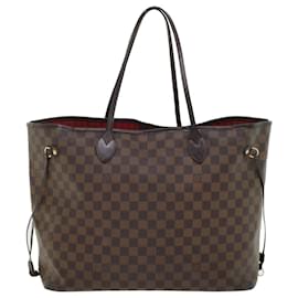 Louis Vuitton-LOUIS VUITTON Damier Ebene Neverfull GM Tote Bag N51106 LV Auth 45449-Otro
