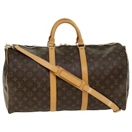 Louis Vuitton-Louis Vuitton Monogram Keepall Bandouliere 50 Boston Bag M.41416 LV Auth 46104-Monogramm
