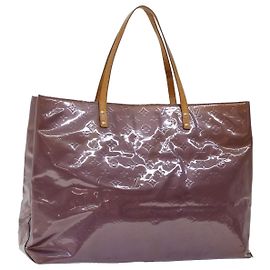 LOUIS VUITTON Monogramm Vernis Reade GM Tote Bag Lila M91085 LV Auth 45583 Lila