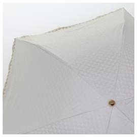 Céline-CELINE Macadam Canvas Folding Umbrella Nylon Beige Auth yk7407b-Beige