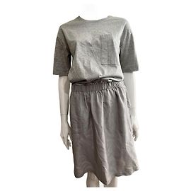 Joseph Abito oversize ISA in seta e cotone Grigio