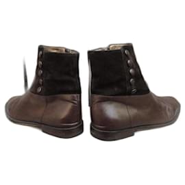 Autre Marque-vintage ankle boots 36-Dark brown