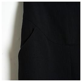Chanel-1999Un vestido bustier ES38 De color negro-Negro