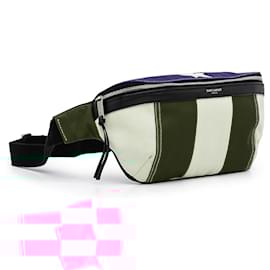 Saint Laurent-Saint Laurent Multi American Flag Canvas Belt Bag-Multiple colors