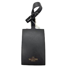 Valentino Garavani-****Etichetta per bagaglio VALENTINO GARAVANI nera X viola-Nero,Porpora