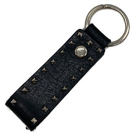 ****VALENTINO GARAVANI Black Key Ring Black