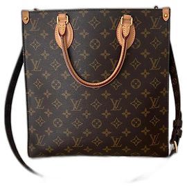 Louis Vuitton LV Sac Plat PM monogram Brown Brown