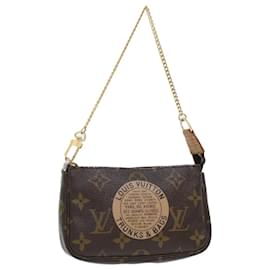 Louis Vuitton-LOUIS VUITTON Monogram T&B Mini Pochette Accessoires Pouch M60153 LV Auth bs6287-Monogram