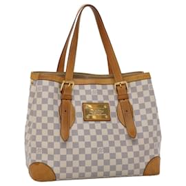 Louis Vuitton-LOUIS VUITTON Damier Azur Hampstead MM Tote Bag N51206 LV Auth 45660-Other