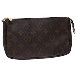 Louis Vuitton-LOUIS VUITTON Monogramm Pochette Accessoires Tasche M.51980 LV Auth 46400-Monogramm