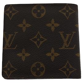 Louis Vuitton-LOUIS VUITTON Monogram Portefeuille Marco Bifold Wallet M61675 LV Auth yk7284-Monograma