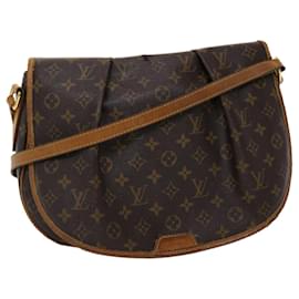 Louis Vuitton-LOUIS VUITTON Monogram Menilmontant MM Shoulder Bag M40473 LV Auth 45491-Monogram