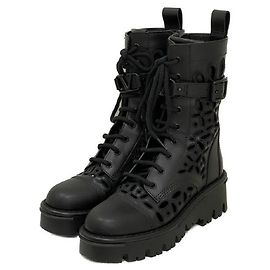 ****VALENTINO GARAVANI Botas militares Atelier negras Negro
