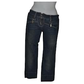 Just Cavalli-Jeans cortos-Azul oscuro