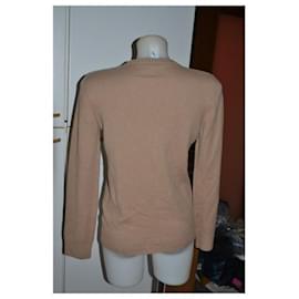 Agnona-cashmere sweater-Camel