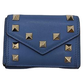 ****VALENTINO GARAVANI Light Blue Trifold Wallet Light blue