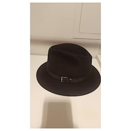 Hermès-Hats Beanies-Black