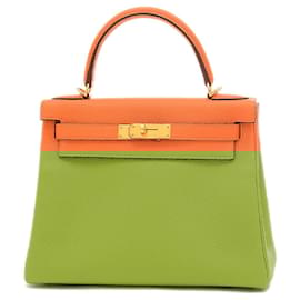 Hermès-hermes kelly 25-Orange