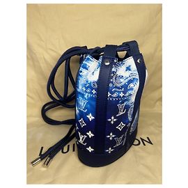 Louis Vuitton Randonnee PM Bandana-Kollektion 2022 Weiß Blau