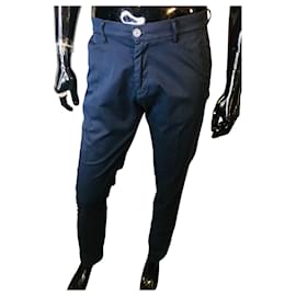 Autre Marque-Navy Izac Trousers-Navy blue